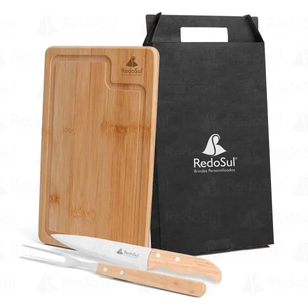 RD 7019066-Kit Churrasco Personalizado com 3 Pecas RD 7019066-Kit Churrasco Personalizado com 3 Pecas